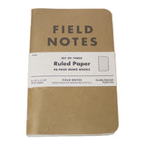 Field Notes Memo Books - Ruled 3pk