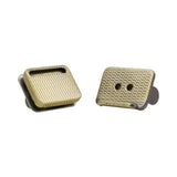 20mm Rectangle Magnetic Clasp - Antique Brass