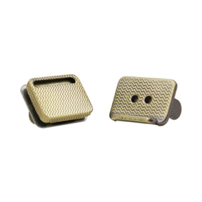 20mm Rectangle Magnetic Clasp - Antique Brass