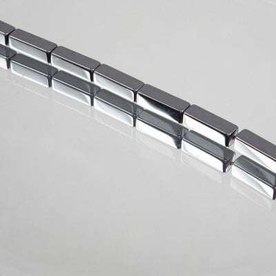 910-1.SLC.jpg Rectangle Hematite Strand - 13mm Image