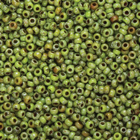 11/0 Seed Beads - Picasso Charcoal Matte 22g