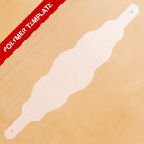 100-1025.SLC.1.jpg Thin Scallop Bronc Halter Blank Poly Template Image