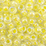 6/0 Seed Beads - Light Yellow Crystal AB 20g
