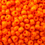 8/0 Seed Beads - Opaque Orange 22g