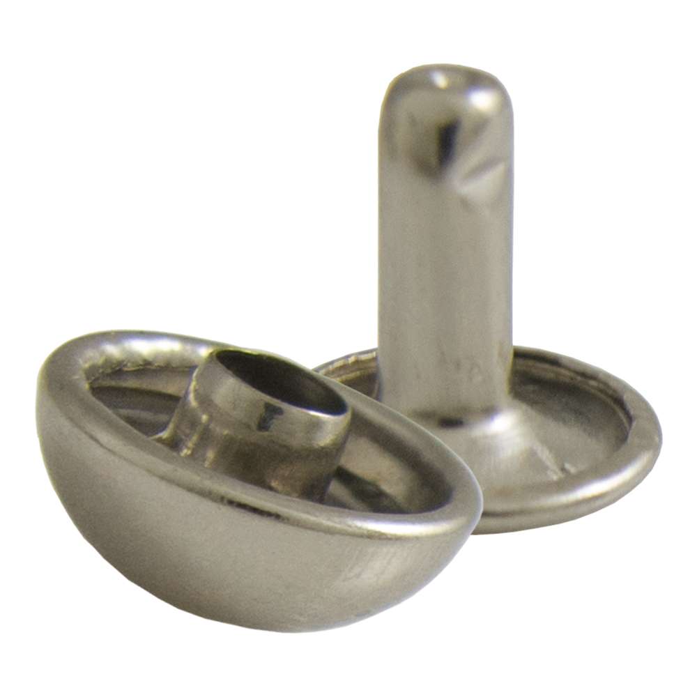 020-1132012.SLC.jpg 10mm Domed Rivet - Nickel Plate 100pk Image