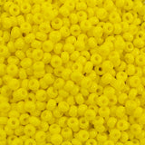 10/0 Glass Seed Beads - Yellow 20g