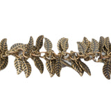 222-392.SLC.2.jpg Antique Brass Leaf Chain by the inch Image
