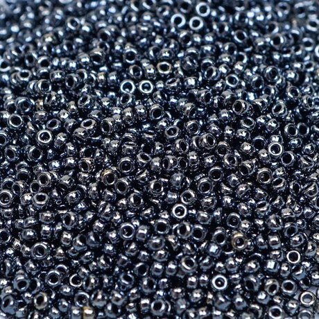 45-159451.SLC.1.jpg 15/0 Seed Beads - Gunmetal 8.2g Image