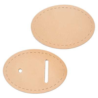 100-458200.SLC.jpg Large Leather Oval Buckle Cover Image