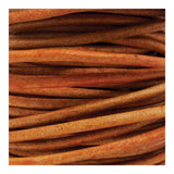 2mm Natural Orange Round Lace - 10m