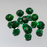 8mm Green Emerald Bead Strand - Firepolished
