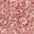 45-692601.SLC.jpg 6/0 Seed Beads - Metallic Rose Lined Crystal 20g Image