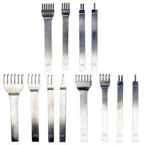 Craftmaster Diamond Point 12-Piece Stitching Chisel Set- Master