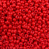 222-144019.SLC.jpg 10/0 Glass Seed Beads - Red 20g Image
