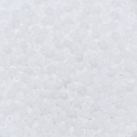 222-144007.SLC.1.jpg 10/0 Glass Seed Beads - White 20g Image