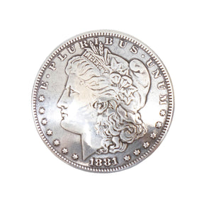 1 ½" Morgan Dollar Head Concho