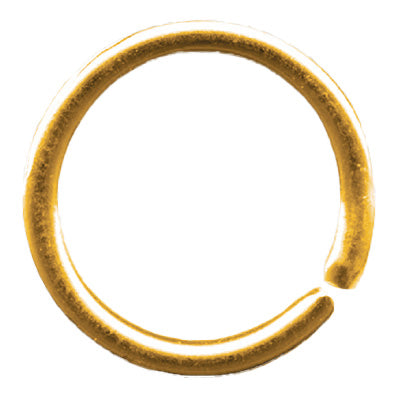 5-120312.SLC.jpg 1" Unwelded Round Ring - Gold Plate 100pk Image