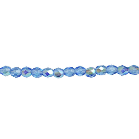 339-53.SLC.1.jpg 4mm Sapphire AB Bead Strand - Firepolished Image