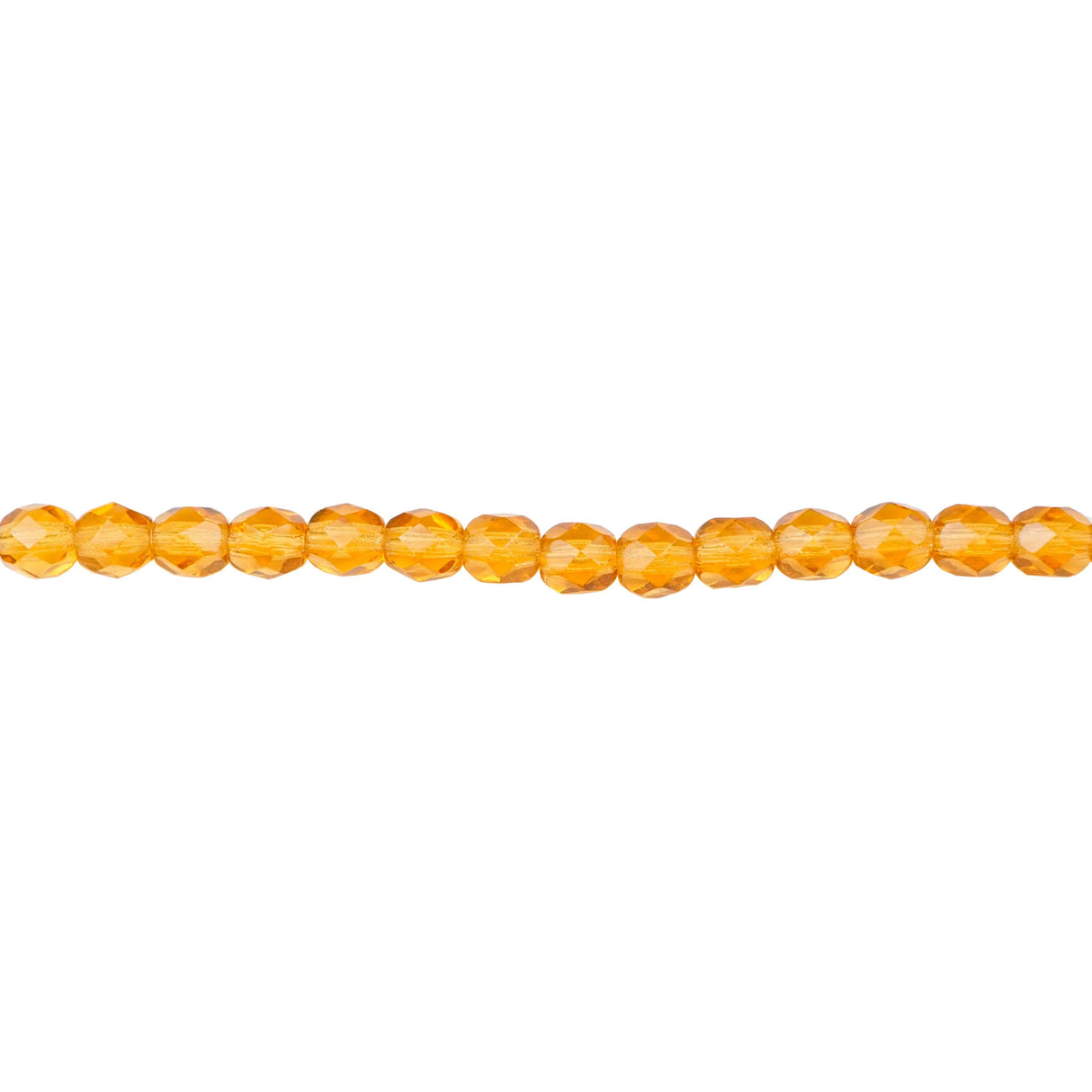 339-36.SLC.1.jpg 4mm Dark Topaz Bead Strand - Firepolished Image
