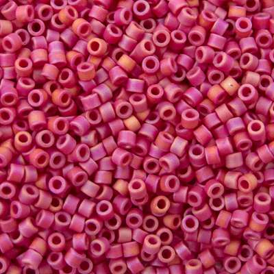 45-113874.SLC.jpg Delica Bead - Red Opaque AB Matte DB875 Image
