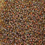 11/0 Seed Beads - Picasso Saffron 22g