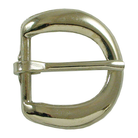 4-163202.SLC.jpg ¾" Rounded Heel Bar Buckle - Nickel Plate Image