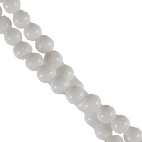 274-28.SLC.jpg 12mm Fossil Round Strand - White Image