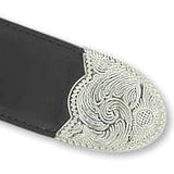 4-194800.SLC.jpg 1 ½" Engraved Buckle Tip - Nickel Plate Image