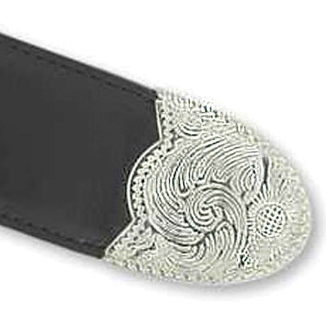 4-194800.SLC.jpg 1 ½" Engraved Buckle Tip - Nickel Plate Image