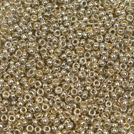 45-1594201.SLC.1.jpg 15/0 Seed Beads - Duracoat Galvanized Silver 8.2g Image