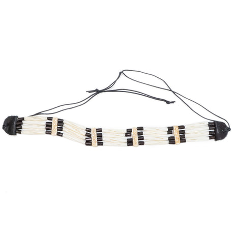 16-5457.SLC.2.jpg Bone Choker - White Cut Beads Image