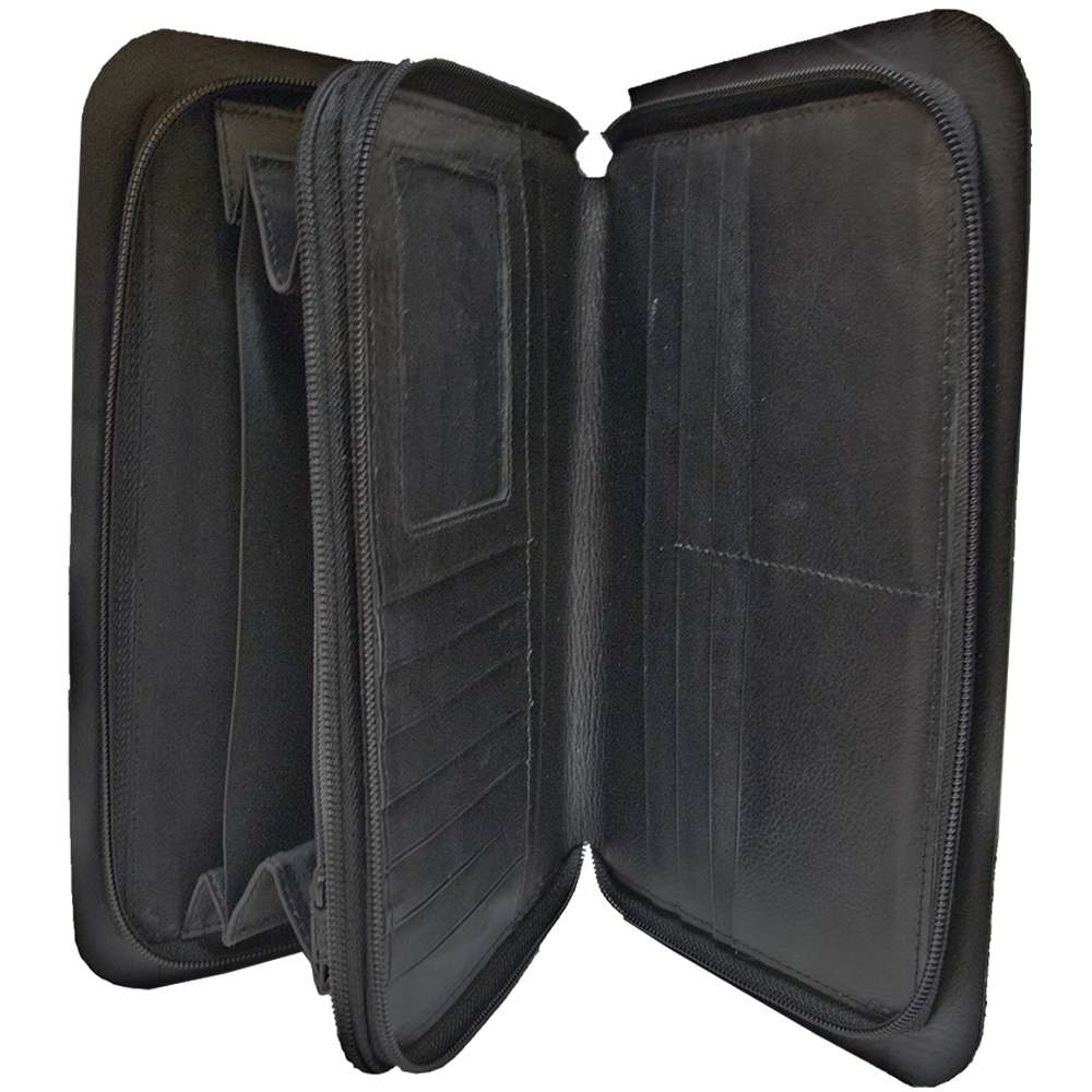 195-315.SLC.jpg Black Ladies Clutch Interior Image