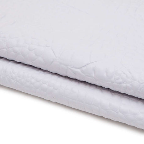 62-2604.SLC.2.jpg Embossed Alligator Side - White Image