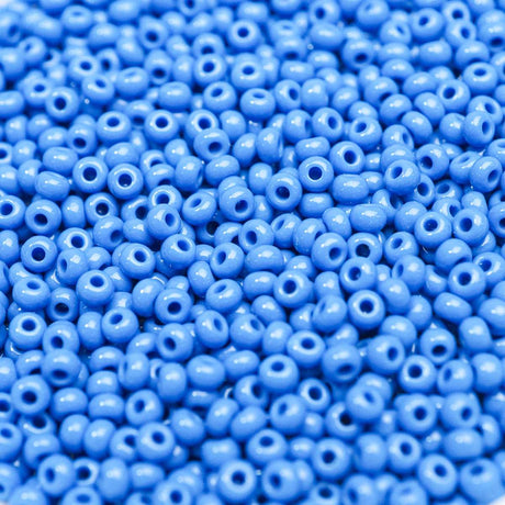 229-1041.SLC.1.jpg Seed Beads 10/0 Opaque Medium Blue - 20g Image