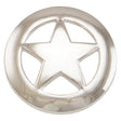 378-799302.SLC.jpg 1 ¼" Star Concho - Shiny Silver Plate Image