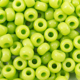 6/0 Seed Beads - Opaque Chartruse 20g