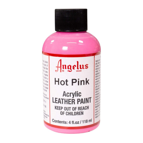 ALAPFO.Hot Pink.01.jpg Angelus Leather Acrylic Paint 4oz Image
