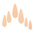 100-1049.SLC.1.jpg Small Teardrop Veg Tan Earring - 6 Pair Image