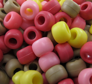 229-15.SLC.jpg Peach Mix Pony Beads - 250pk Image