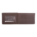 Mission Grain Brown Maverick Bi-Fold Wallet Interiors, grain detail
