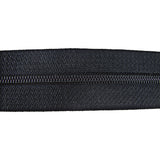 YKK Regular Zipper Tape - Black Yard