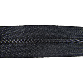 YKK Regular Zipper Tape - Black Yard