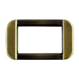 020-302211.SLC.jpg 1" Rectangle Deco Connector - Antique Brass Image