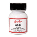 White Angelus Leather Acrylic Paint, 1-ounce size