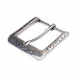 378-3206.SLC.1.jpg 1 ½" Rounded Engraved Buckle - Antique Nickel Image