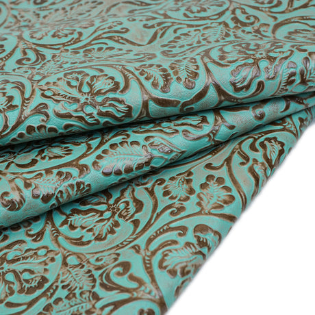 HLFS.Turquoise Brown.01.jpg Heirloom Floral Sides Image