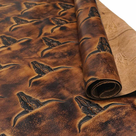 LHEC.Sepia.Large.01.jpg Longhorn Embossed Cow Image
