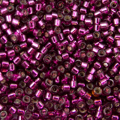 45-1131342.SLC.jpg Delica Bead - Silver Lined Raspberry DB1342 Image