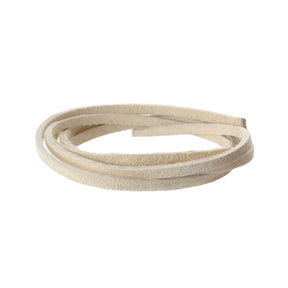 Lace, Suede, Ivory, 1/8" x 25yd