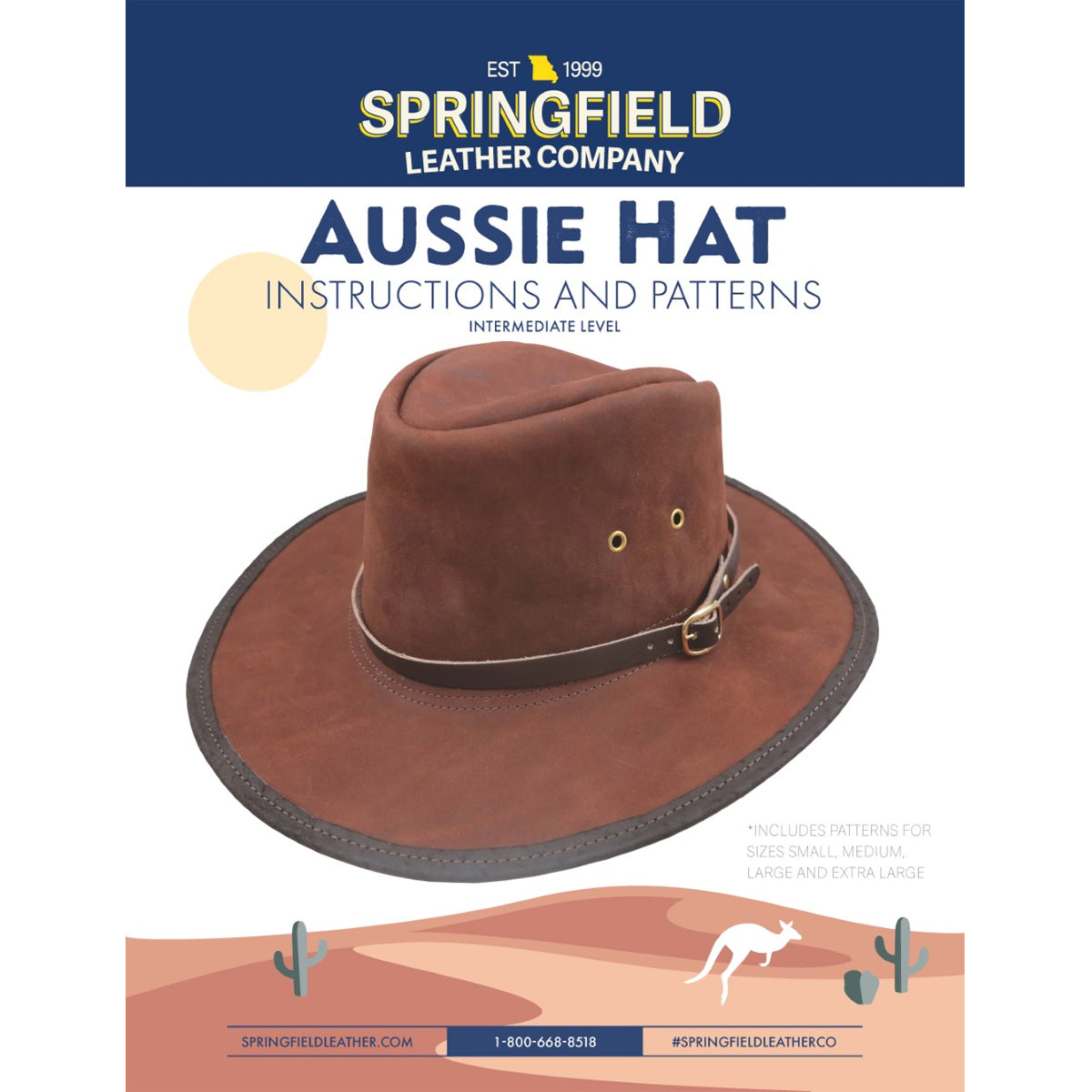 Aussie Hat Pattern | Springfield Leather Co.